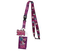 Invader Zim and Gir ID Badge Holder Lanyard w/ 2" Logo Rubber Pendant