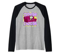 Invader Zim Doom Doom Gir In Dog Costume Sitting In Couch Raglan Baseball Tee