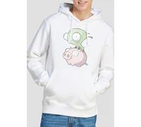 Invader Zim Gir And Pig Hoodie, White Paramount Home Entertainment White XXL