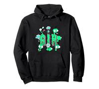Invader Zim Gir Text Design Slime Letters Funny Faces Pullover Hoodie