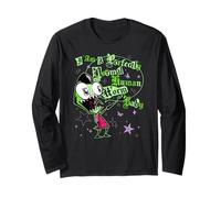 Invader Zim I Am A Perfectly Normal Human Worm Distressed Long Sleeve T-Shirt