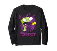 Invader Zim Ingenious Taco Gir Y2K Cartoon Long Sleeve T-Shirt