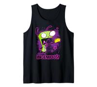 Invader Zim Ingenious Taco Gir Y2K Cartoon Tank Top