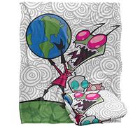 Invader Zim Invader Zim And Gir Silky Touch Super Soft Throw Blanket 152 X 127 Cm