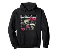 Invader Zim Maniacal Laugh Zim and Gir Y2K Cartoon Pullover Hoodie