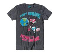 Invader Zim Meet Your Doom Charcoal Marl T Shirt