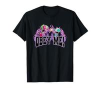 Invader Zim Obey Me! Zim & Gir Logo On Fire T-Shirt