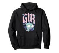 Invader Zim Pastel Sparkle Gir Y2K Cartoon Pullover Hoodie