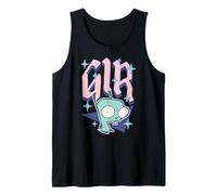Invader Zim Pastel Sparkle Gir Y2K Cartoon Tank Top
