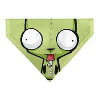 Invader Zim Pet Bandana Invader Zim Gir Full Body Pose Close Up Greens Slip On Collar Bandana Only