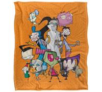 Invader Zim Silky Group Supersoft Blanket Multicoloured (One Size)