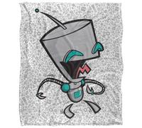 Invader Zim Silky Laughing Gir Supersoft Blanket Multicoloured (One Size)