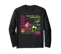 Invader Zim You're All Doomed Y2K Cartoon Long Sleeve T-Shirt