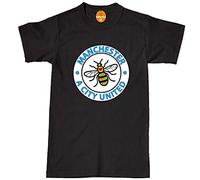 Invading A City United Manchester BEE Worker Unisex Tshirt S-XXXLSPIRIT of MCR Unit Black