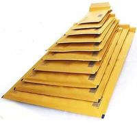 Invading Arofol Bubble Mailer Postal Bags - Gold and White Sealed Air Bubble Padded Envelopes with Bubble Wrap Sealed Cushioned Air Bags ( 50 Pack ), Arofol 2 (120mmx210mm)