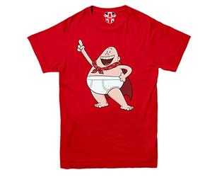 Invading Captain Underpants World Book Day Support T-Shirt Outfit Costume Kids Adults Red