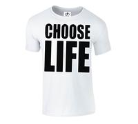 Invading Choose Life Wham Retro 80s T Shirt Fancy Dress Inspired (Choose Life, T-Shirt)