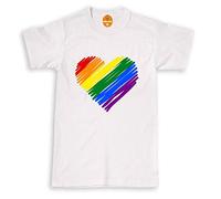 Invading Gay Pride Mens LGBT Rainbow Lesbian Festival Heart Straight BI Sexual T Shirt