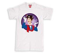 Invading Mary Poppins Practically Perfect T-Shirt Cute World Book Day Costume Outfit Gift White