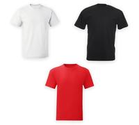 Invading Pack of 3 Kids Multi/Colored Plain T Shirt - Unisex Children 100% Pure Cotton Shirt Size(9/11) Y- Half Sleeves Boy & Girl Crew Round Necked