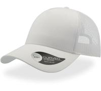 Invading Unisex White Baseball Cap - Rapper Cotton Style 5 Panel Trucker Hat - Adjustable Snapped Closure Sport Curved Visor One Shade Hat