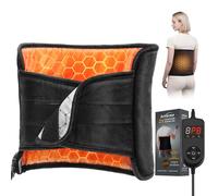 InVarme Extra-Hot Heating Pad for Back: 160℉ Extra Hot with Far Infrared - Deep Muscle Relief for Seniors with Chronic Lower Back Pain - 12" x 50" 8 Heat Settings & 4-Hour Auto Shut-Off