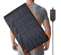InVarme Extra Large & Hot Heating Pad: 2X Graphene XXL Max 160℉ Electric Heating Pad for Full Back Neck Shoulders - Fast Deep Relief for Men from Chronic Pain - 17" x 33" 4H Auto Off