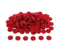 INVEES 200 Pieces 21mm Felt Pads Round Refill Pad Aromatherapy Essential Oil Pads for humidifier Necklace Bracelet car Vent air freshener Diffuser Watch - Mixed (Red)