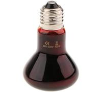 INVEES 40/50/60/75/100W Infrared Basking Spot Lamp Single Max Heat Reptile Red Bulb Light (100W)