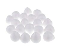 INVEES 40Pcs 30 x 35mm Polystyrene Styrofoam Foam Craft Balls Foam Rose Bud Drops Flower Stamens Sugarcraft Flower Formers Cake Craft DIY Materials (20 Pcs)