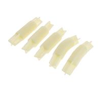 INVEES 5Pieces Corner Bay Window Curtain Pole Elbow Joint Rod Support Beige, Adjusted For Any Angle