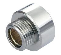 Invena 1/2X3/8 Inch Pipe Thread Reducer Connection Female X Male Fittings Chrome