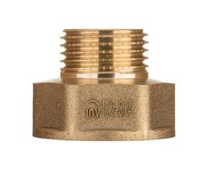 Invena 1/2X3/8 Inch Pipe Thread Reducer Female X Male Adaptor Fittings Brass