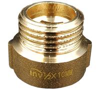 Invena 10mm X 1/2 Inch Tap Pipe Thread Extension Female X Male Cast Iron Brass Extender