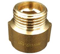 Invena 15mm X 1/2 Inch Tap Pipe Thread Extension Female X Male Cast Iron Brass Extender