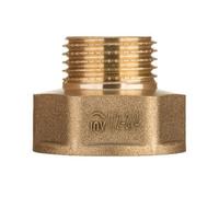 Invena 3/4X1/2 Inch Pipe Thread Reducer Female X Male Adaptor Fittings Brass