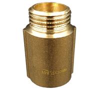 Invena 30mm X 1/2 Inch Tap Pipe Thread Extension Female X Male Cast Iron Brass Extender