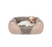 INVENHO Small Dog Bed for Large Medium Small Dogs Rectangle Washable Dog Bed, Orthopedic Dog Bed, Soft Calming Sleeping Puppy Bed Durable Pet Cuddler with Anti-Slip Bottom S(20"x19"x6")