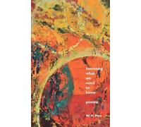 Inventing What We Need to Know: Poems