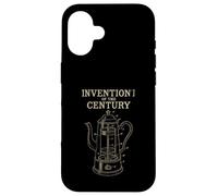 Invention of the Century Coffee Patent Drawing Case for iPhone 16