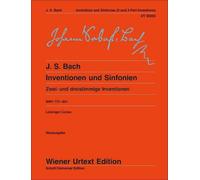 Inventions and Sinfonias BWV 772 - 801Two and Three Par - Sheet music NEW Sebast