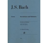 Inventions and Sinfonias piano Urtext Edition without fingering / revised editio