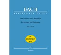 Inventions & Sinfonias BWV 772-801 with fingerings (Piano)