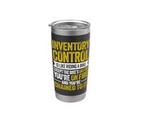 Inventory Control Specialist Funny Inventory Analyst Stainless Steel Insulated Tumbler