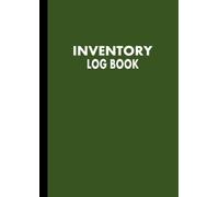 Inventory Log Book A4: Inventory Organiser for Personal/Small Business/ Office | Stock Control Record for Retail/Reseller | Inventory Management - Green