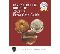 Inventory Log Book of 2022 US Error Coin Guide: Coin Books for Collectors (Red edition)