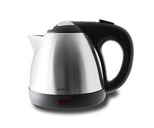 Inventum Deluxe Stainless Steel Compact Electric Cordless Kettle, 0.8 Litre, 1100 Watt