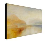 Inverary Pier, Loch Fyne Morning by J.M.W. Turner Wall Art - Wrapped Framed Canvas Wall Art (A4 [12 x 8 inch / 30 x 20 cm])