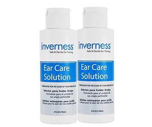 INVERNESS After Piercing Ear Care Solution 4 oz 2 pc Set
