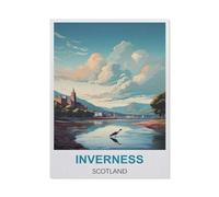 Inverness Scotland，Jigsaws Puzzles 1000 Pieces Classic Jigsaws Educational Games Toys，Best Gift for Adults and Kids（38x26cm）-DX48